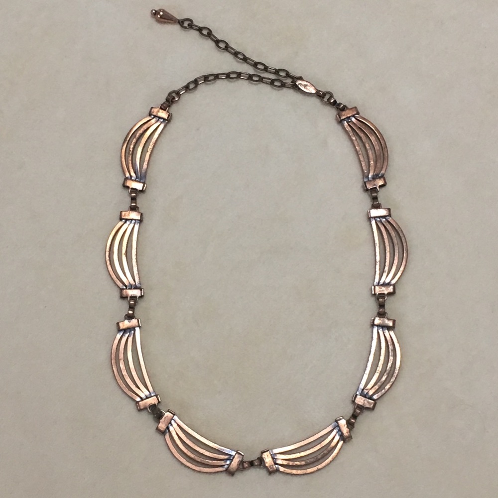 Vintage Renoir Copper Necklace - Picture 2 of 4